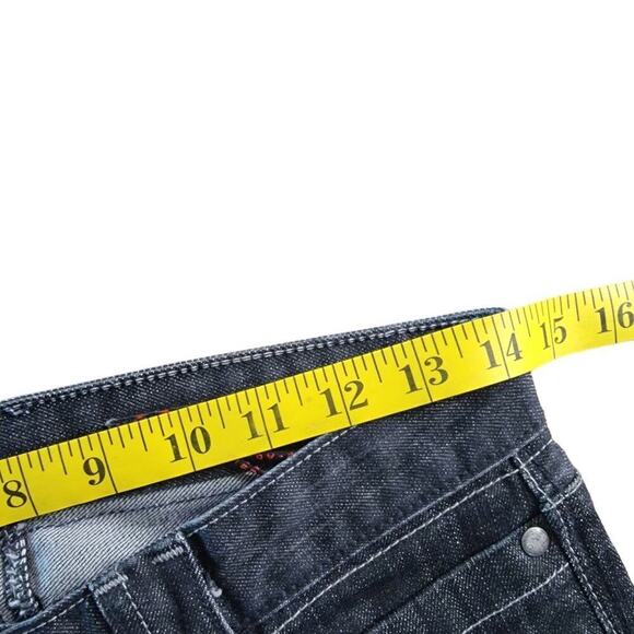 AG Adriano Goldschmied Zipper Ankle The Doris Dark Wash Low Rise Jeans - Picture 10 of 14